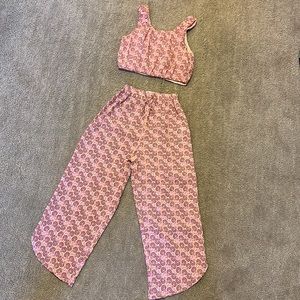 Girls two piece pant set